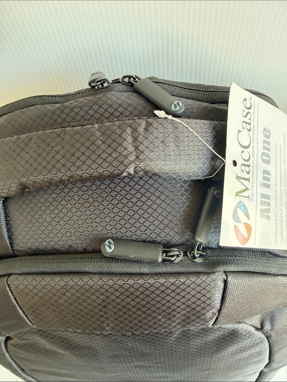 NEW MacCase Eco-Friendly Backpack for 15” MacBook and iPad Day Pack All-in-One